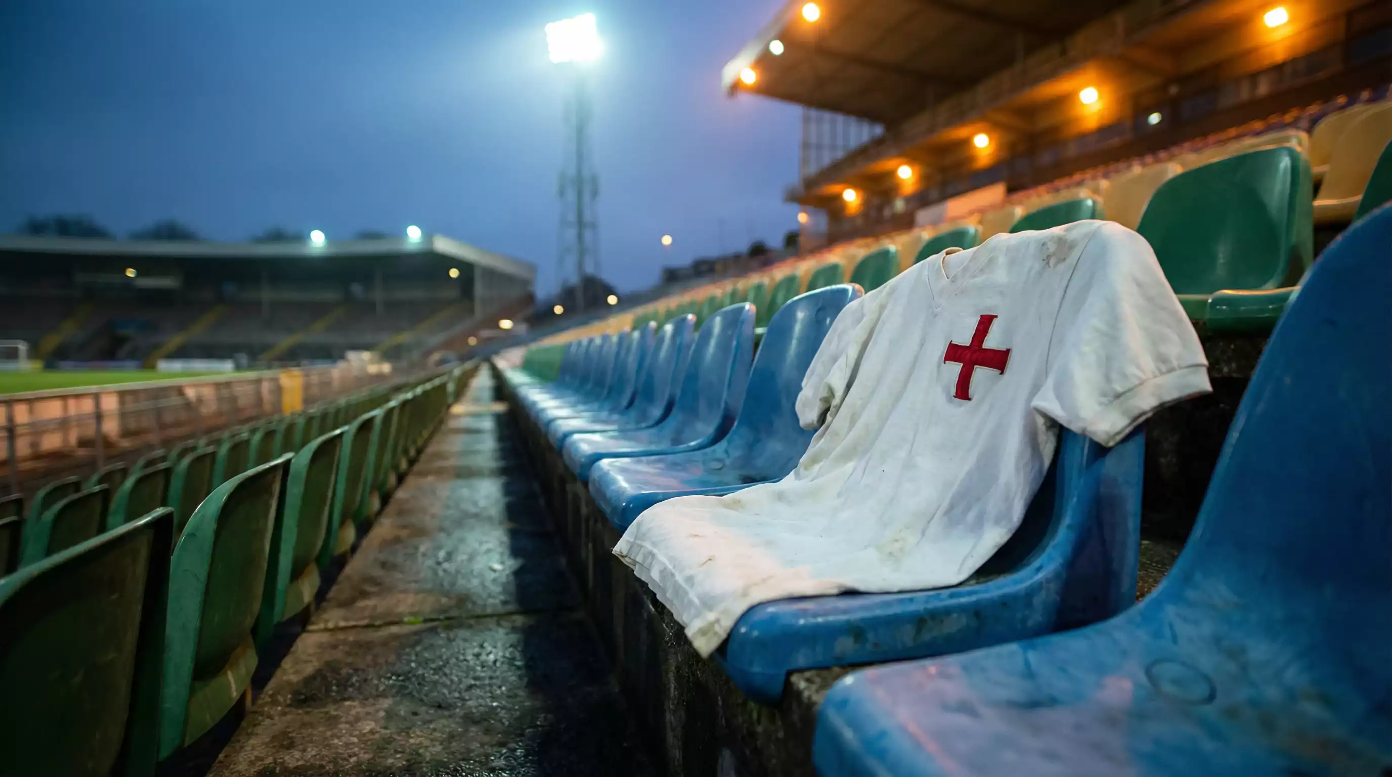 Englands landshold ved VM 2026 med Three Lions-logoet